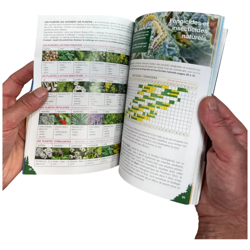 Calendrier lunaire 2026, page fongicides et pesticides naturels
